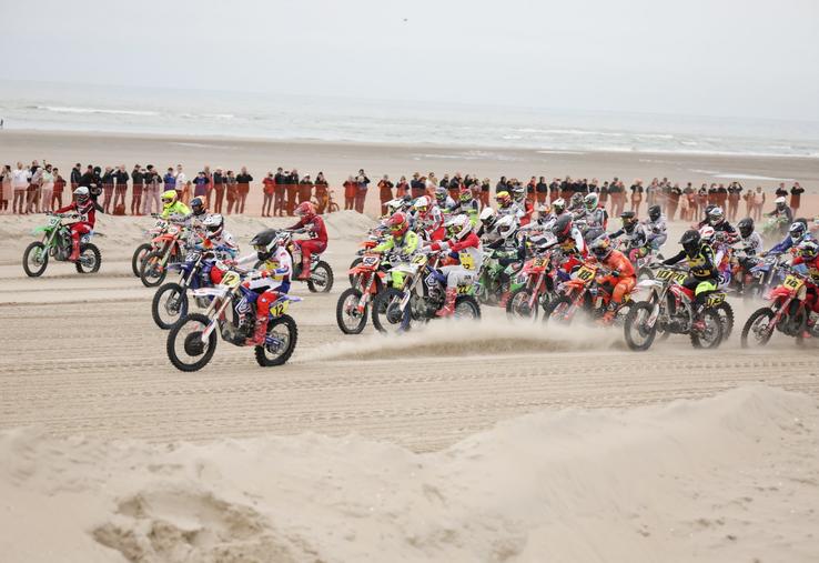 Enduropale Touquet course motos sable