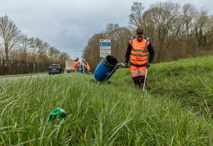 routes propres département de la Somme déchets
