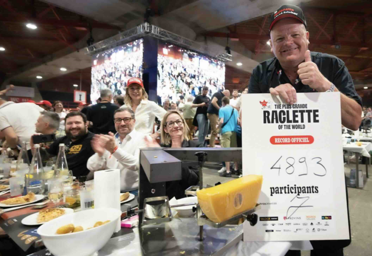 raclette record du monde Suisse