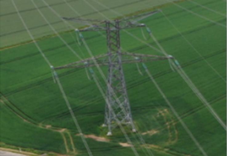 RTE ligne haute tension 400 000 volts