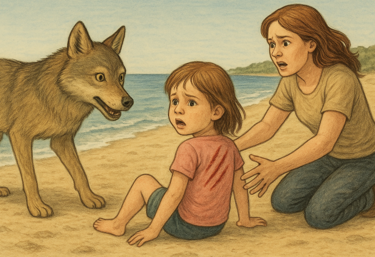 attaque d'une fillette en Grèce par un loup