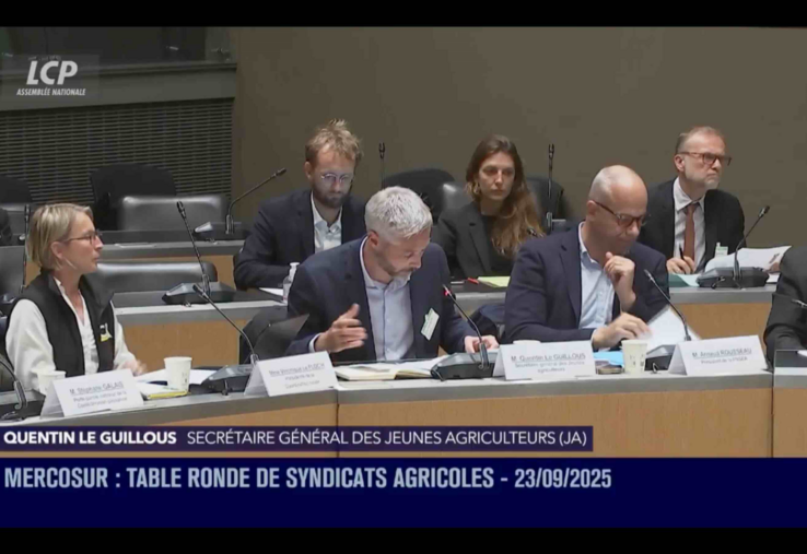 FNSEA Ruffin Mercosur débat Assemblée nationale