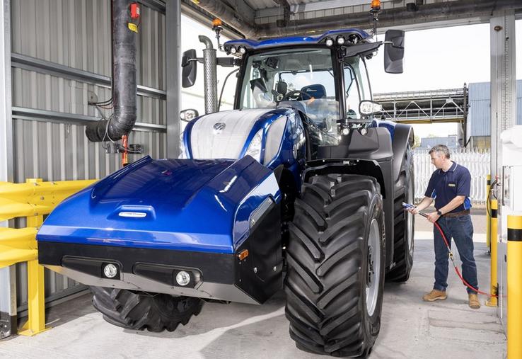 New Holland tracteur au gaz présenté à Agritechnica