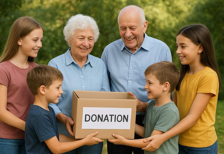 La donation transgénérationnelle est une donation-partage réalisée entre des enfants et des petits-enfants à condition  que les enfants donnent leur accord.