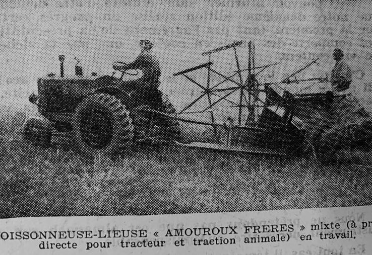 L’agriculture d’après-guerre se mécanise. 