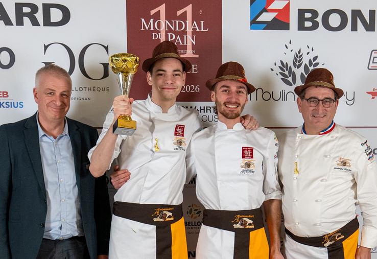 Théo Leclercq et Gauthier Legendre lors de la sélection française organisée  sur le salon Smahrt à Toulouse. 