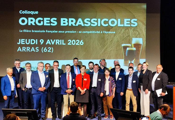 Les intervenants au colloque orges brassicoles organisé par Arvalis qui s’est tenu  à Arras le 9 avril dernier. 