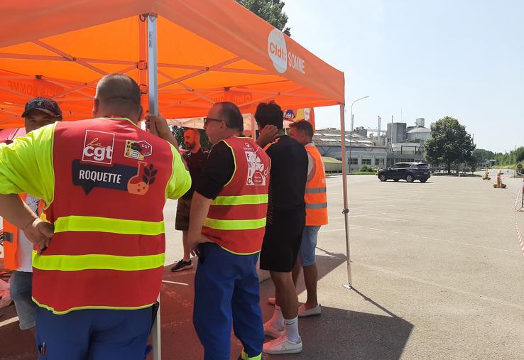 Roquette Vecquemont PSE grève fécule pommes de terre