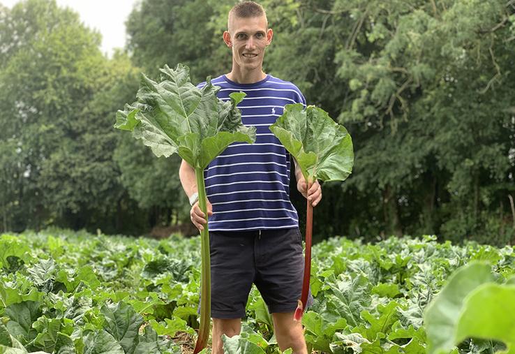 Valentin Vermes et son père Mathieu  disposent d’une collection de cent variétés  et en commercialisent une dizaine. 
