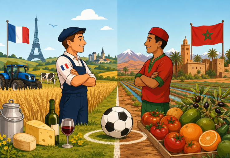 match agricole France Maroc