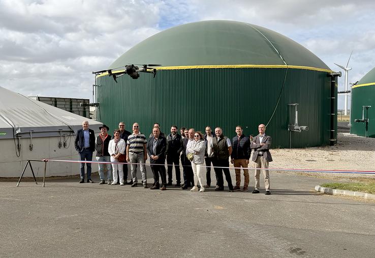 Le méthaniseur d’Airaines est un fruit du collectif : dix-sept agriculteurs associés, ainsi que la coopérative Noriap. 