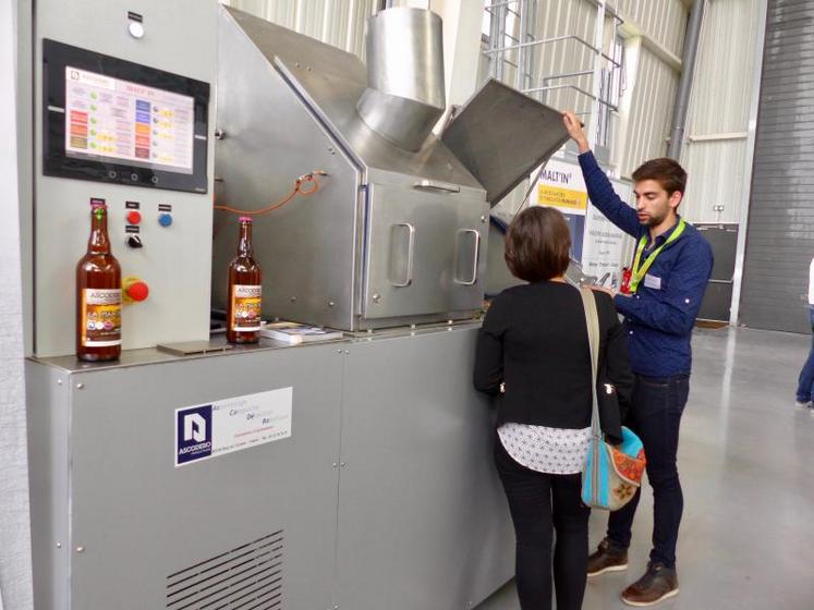 En marge de son AG, Agro-Sphères organisait un forum «quand l’Agro devient 4.0». Parmi les innovations : 
Malt’in, micro-malterie parfaite pour les agriculteurs qui voudraient se lancer dans la diversification.