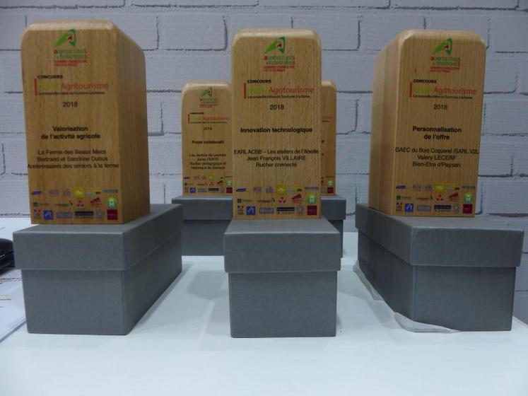 Les trophées de l’agritourisme remis lors du Salon international de l’agriculture.