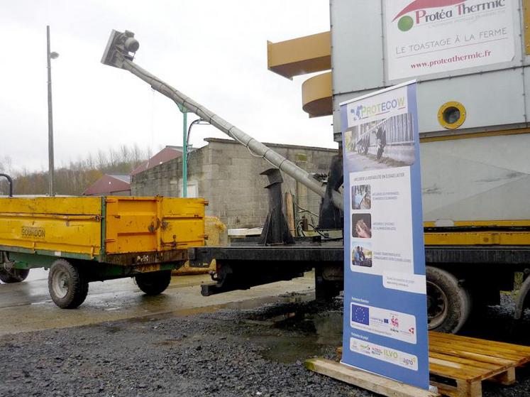 Le matériel déroulant du Protecow.