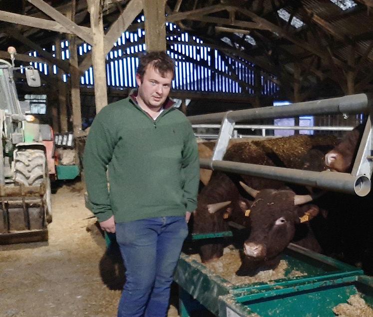 Agriculteur en double activité à Bayonvillers, Charles Marmignon a été élu fin février président du canton Rosières-Chaulnes des Jeunes agriculteurs.