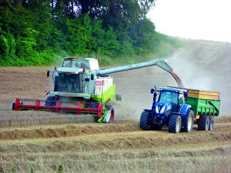 Moisson à Flixecourt.