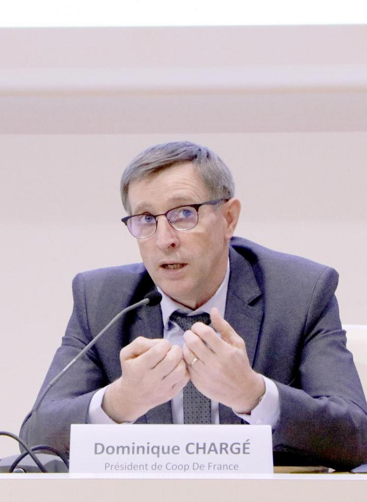 Pour Dominique Chargé, président de Coop de France, l’ordonnance relative aux prix abusivement bas, en attente 
de publication «dénature le modèle coopératif et déresponsabilise l’adhérent et les administrateurs face à leurs missions et face au risque qu’ils doivent parfois prendre pour maintenir l’activité agricole sur leur territoire».