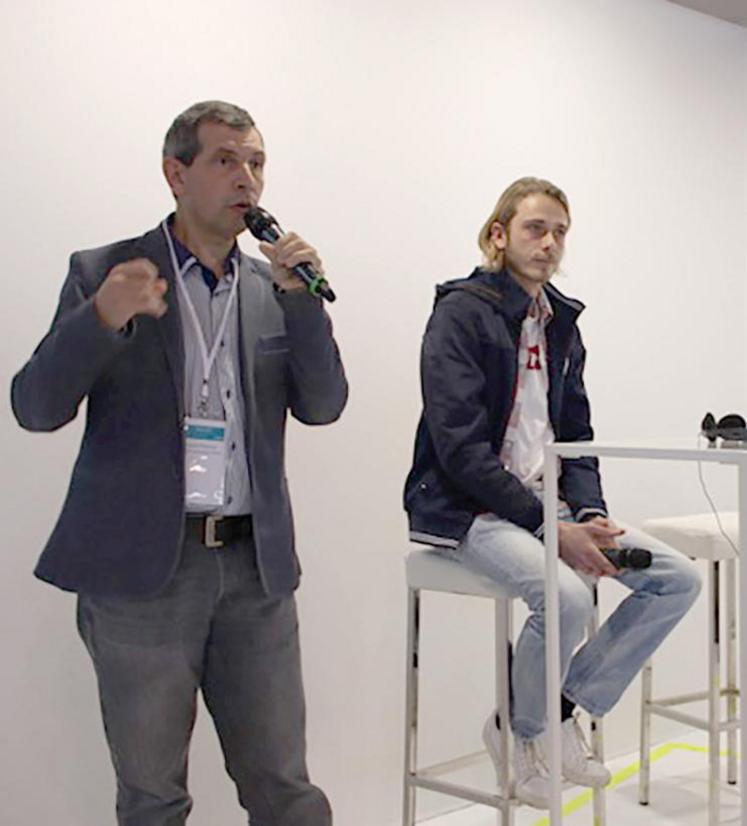 Conseiller méthanisation à la Chambre d'agriculture du Nord-Pas-de-Calais, Arnauld Etienne est revenu sur les possibilités d'accompagnement des projets de méthanisation, avec les retours d'expériences de Cédric Vandierendonck (en photo) et Henri Lecomte, lors de l'événement Métha'morphose.