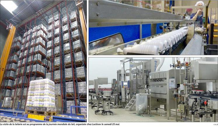 La visite de la laiterie est au programme de la journée mondiale du lait, organisée chez Lactinov le samedi 25 mai.