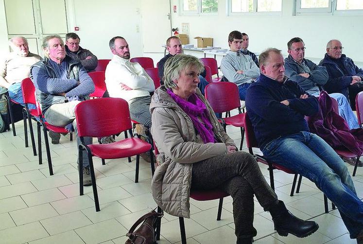 Gamaches, 8 mars dernier : dernière assemblée cantonale de la FDSEA.