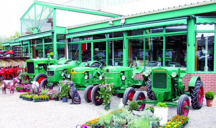 La gamme Deutz-Fahr est toujours à l’honneur des portes ouvertes des Ets Freulet, hier comme aujourd’hui.