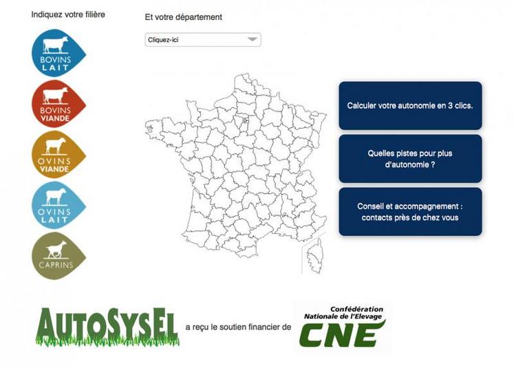 L’outil est en accès gratuit sur www.autosysel.idele.fr. Il donne des pistes pour mieux conduire prairies et cultures, 
pour mieux récolter et valoriser les fourrages et les aliments de la ration.