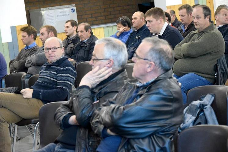 Plus d’une soixantaine de producteurs avaient répondu présent pour l’assemblée générale de leur groupement.
