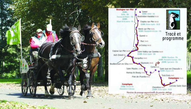 La course comporte vingt étapes de 14 km en moyenne à parcourir dans un temps déterminé.