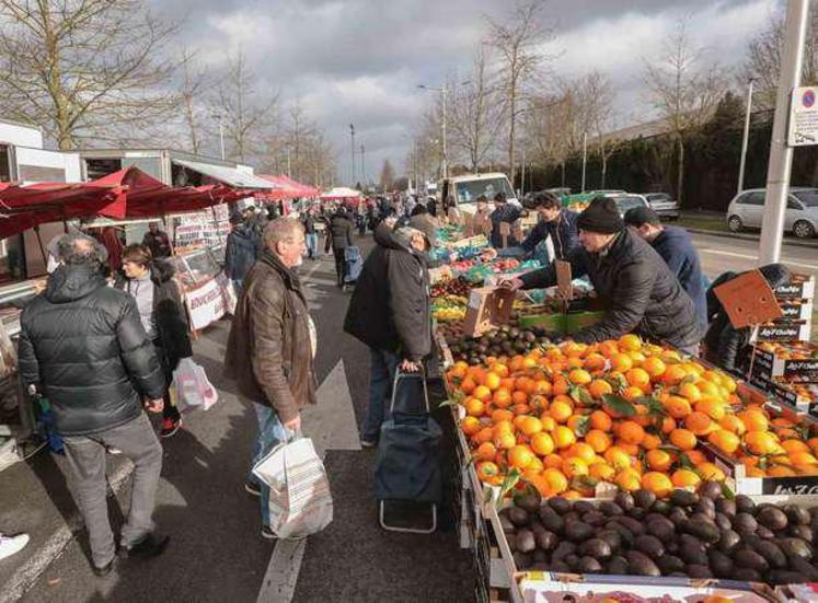 Le marché du Colvert sera sans aucun observé de près, dimanche, notamment sur la capacité des clients et commerçants à respecter les consignes sanitaires.