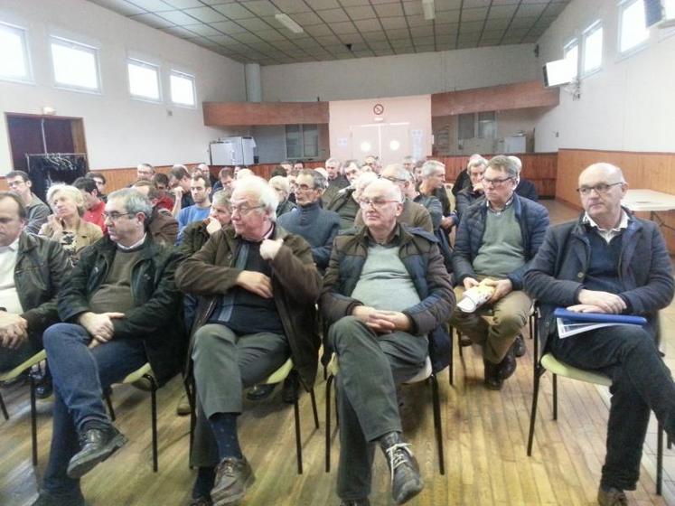 Une soixantaine d’adhérents étaient présents lors l’assemblée.
