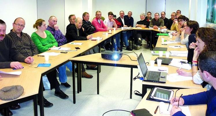 Plus de trente personnes étaient présentes à l’assemblée régionale de la FNO.