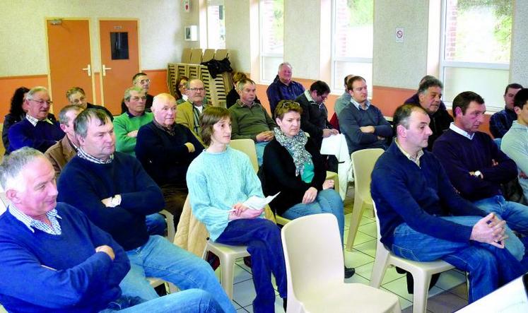 L'assemblée d'Hallencourt a réuni une trentaine de participants.