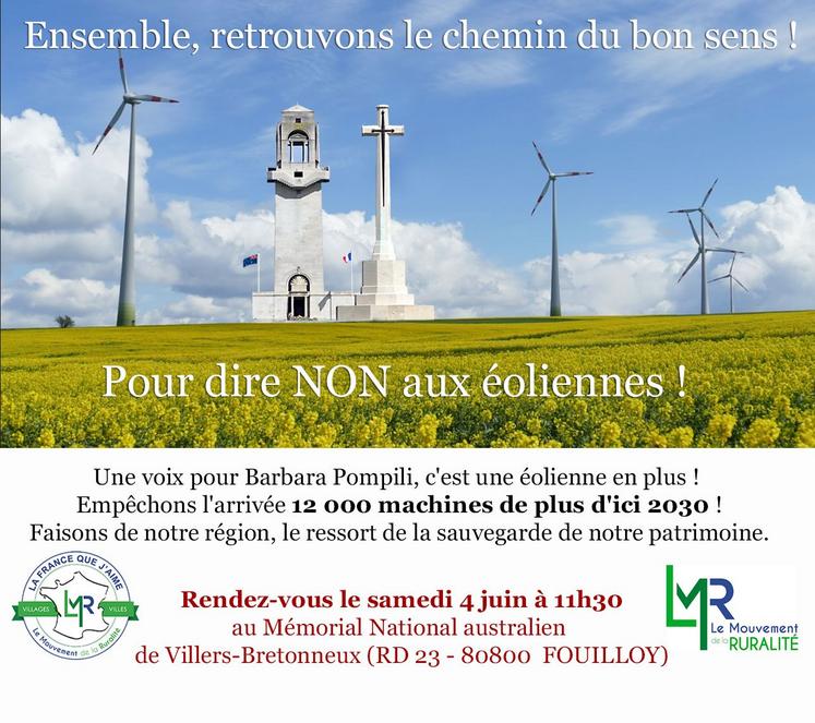 Villers-Bretonneux éoliennes