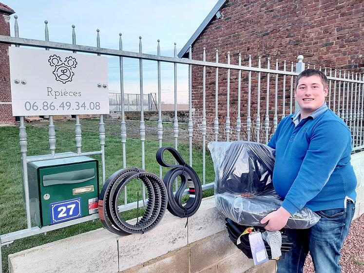 Courroie, siège de grue, filtres… la gamme proposée par Rémi Buire est quasi sans limites. 