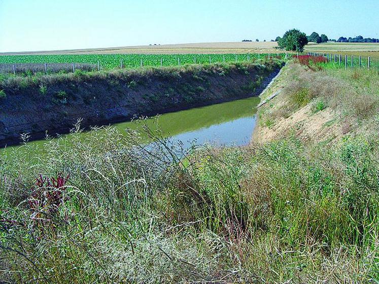 Un bassin de rétention créé en 2009 sur la partie nord du bassin versant de Naours-Wargnies.