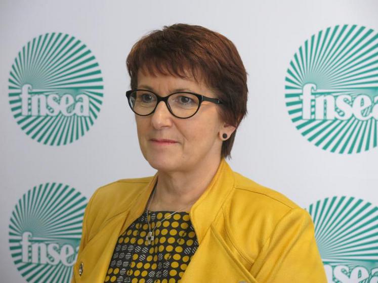 La présidente de la FNSEA, Christiane Lambert, dénonce "un règlement de compte" de la part du site d'information Médiapart.
