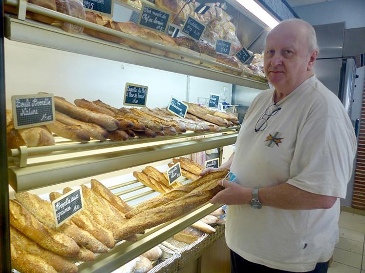 Chez Jean-Jacques Hébert, à Flixecourt, l’Avocette est déclinée sous plusieurs formes : baguette nature ou aux graines, en boule, ou encore aux salicornes, en période estivale.  