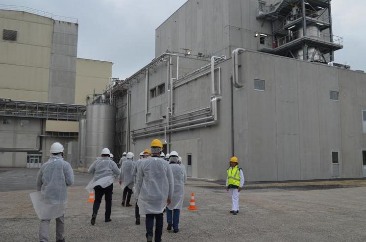 Le nouvel atelier de production dédié aux pois protéagineux, sur le site de Roquette, à Vic-sur-Aisne. D’ici deux ans, le site devrait transformer 125 000 tonnes de pois protéagineux.
