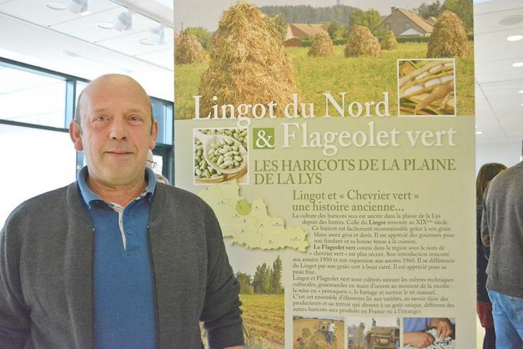 André Charles, président de l’association Lingot du Nord 
et producteur à Laventie (62). 