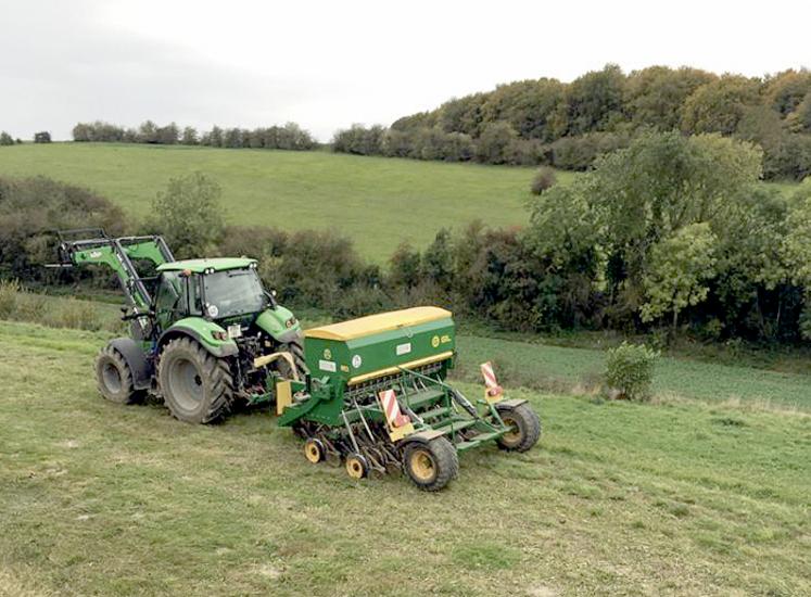 Premiers semis sous couvert dès cet automne.