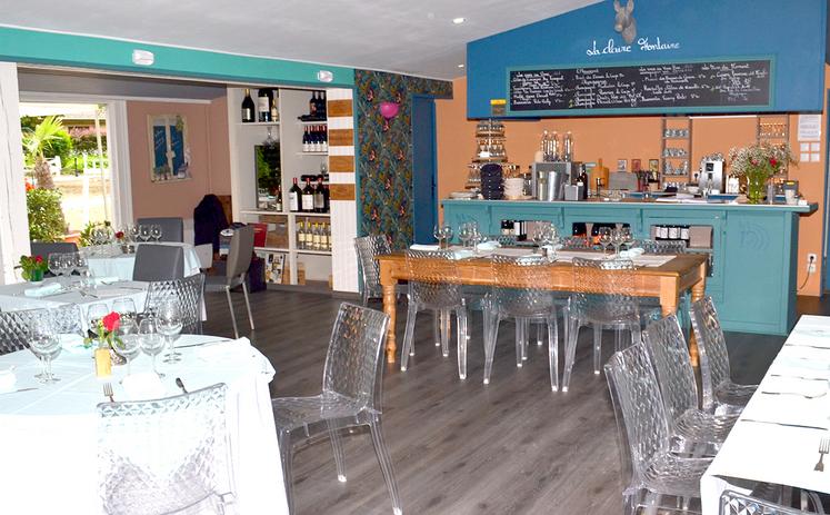 La nouvelle salle de restaurant peut accueillir soixante couverts.