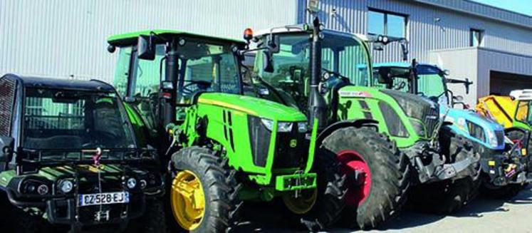 Le matériel agricole le plus loué par les agriculteurs est le tracteur.