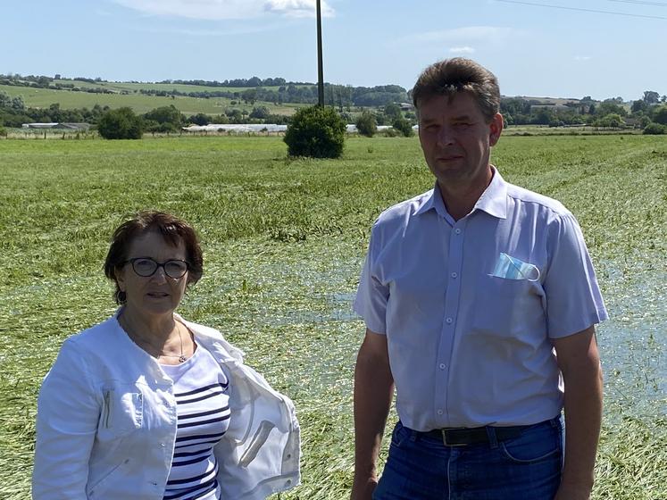 Christiane Lambert et inondations