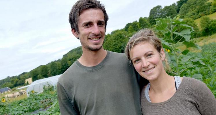 Méréaucourt, en mars dernier, sur l’exploitation familiale 
de Mathilde, où ils font du maraîchage, de l’apiculture et reçoivent des citadins via le réseau «Oh la Vache !».