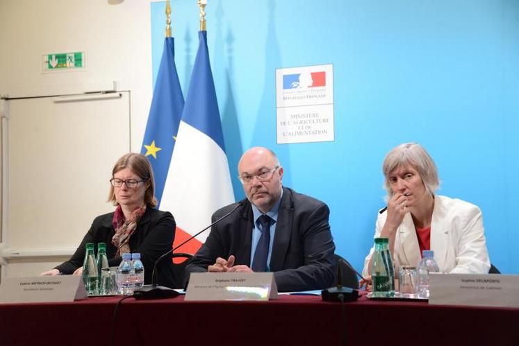 Pour Stéphane Travert, ce budget 2018 doit permettre, à travers ces priorités affichées, «d’intensifier la mise en œuvre 
de la transformation» engagée dans le monde agricole.