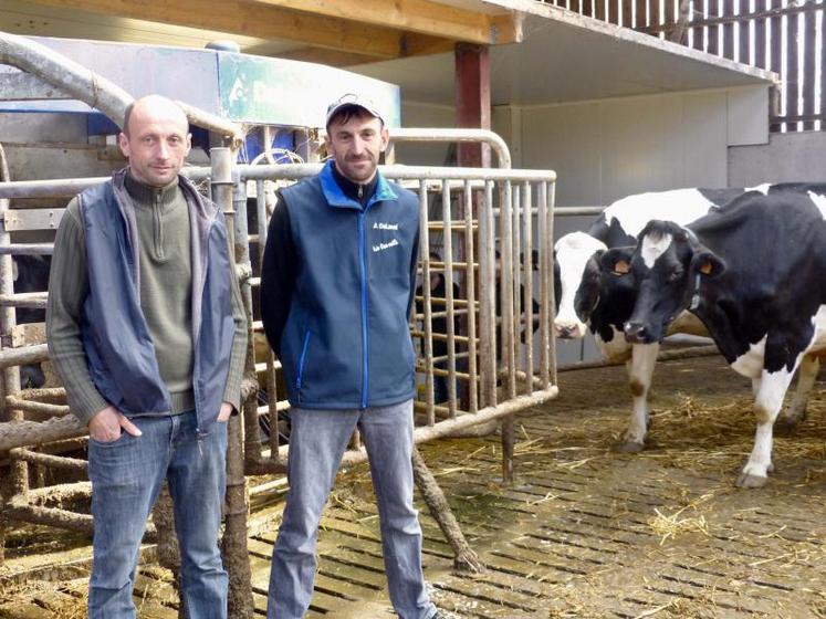 Grâce au robot de traite, les Penel ont augmenté leur production de lait de 10 %.