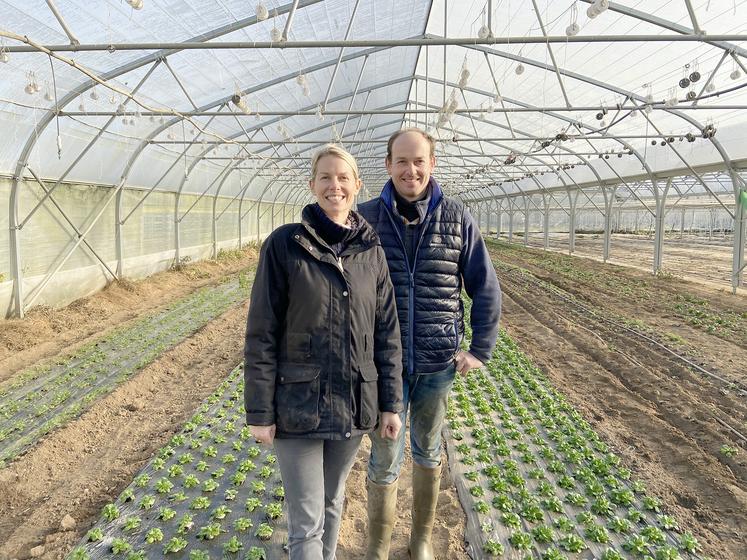 Claire Lefèvre et son frère Maxime.