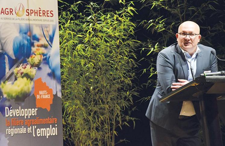 Philippe Hincelin, directeur d’Agro-Sphères : «2016 est une excellente année pour la filière. Nous avons enregistré
une montée en investissement de leur part et treize propositions d’implantation d’entreprise sur le territoire.»