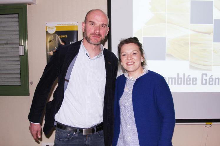 Philippe Bréhon et Claire Lefèvre, coprésidents de l’Union des endives.