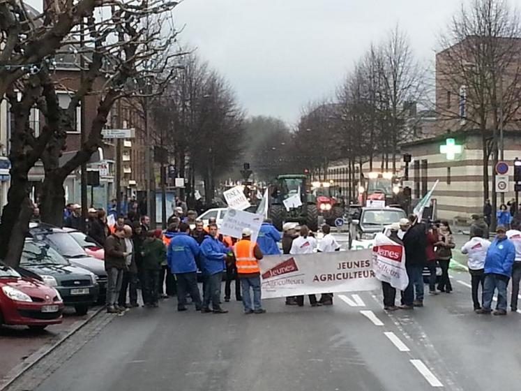 Plus de quarante tracteurs ont fais le déplacement